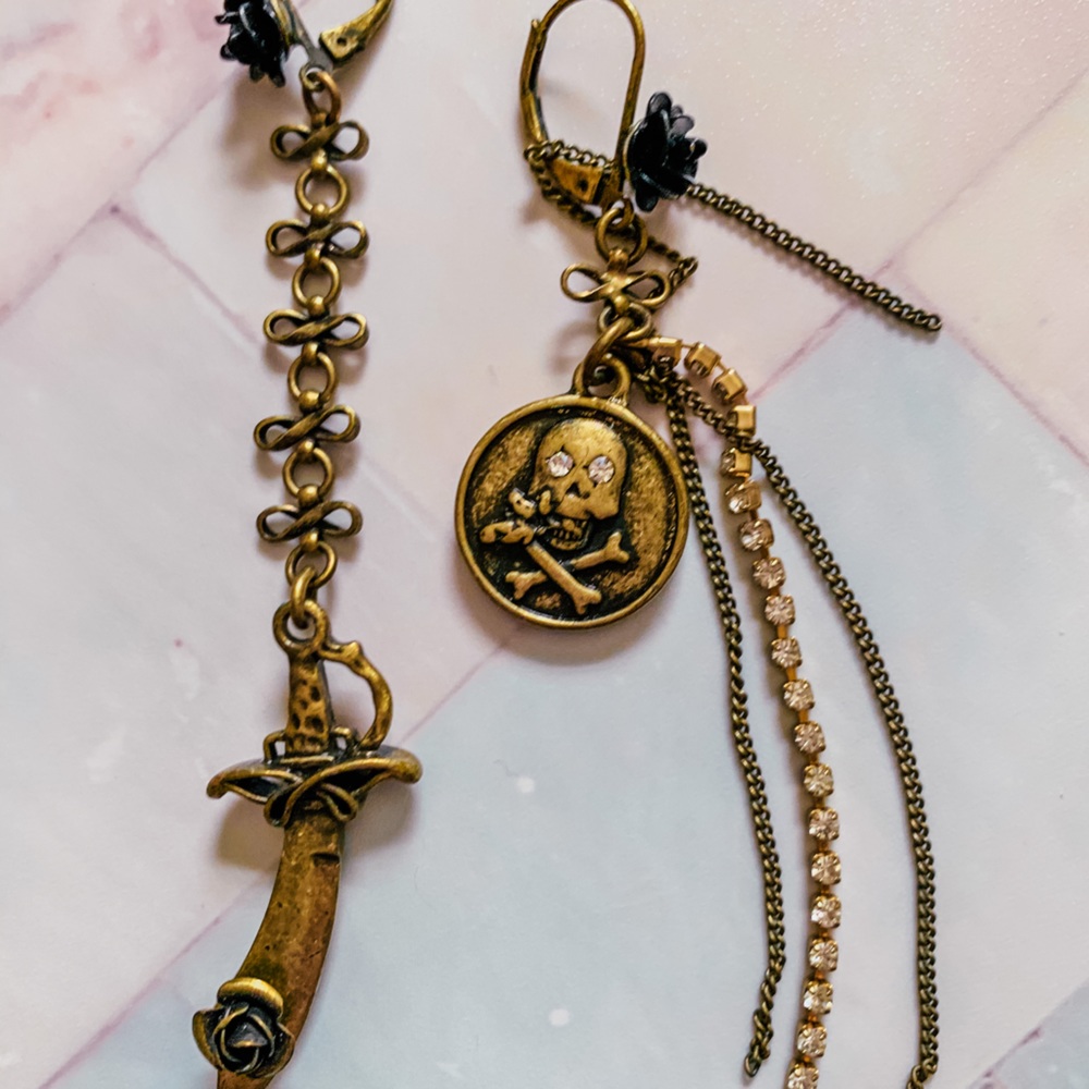 Betsey Johnson Pirate Earrings